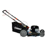SENIX 22-Inch 163 cc 4-Cycle Gas Powered RWD Self-Propelled Lawn Mower,3-In-1,1-Step Start Auto Choke,Single Lever Height Adjustment,11-In Rear Wheels,LSSG-H1