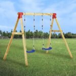 Kids Wooden Swing Set