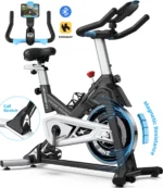 pooboo Exercise Bike Magnetic Resistance Indoor Cycling Bike for Home Cardio Workout Cycle Bike Training 350lbs