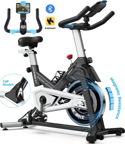 pooboo Exercise Bike Magnetic Resistance Indoor Cycling Bike for Home Cardio Workout Cycle Bike Training 350lbs