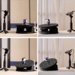 Revopoint Dual Axis Turntable for Accurate 3D Scanning,Easy Capturing Detail-rich of Small-Medium Objects