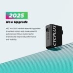 CYCPLUS Tiny Bike Pump with Gauge,Auto Stop,with Presta and Schrader Valve